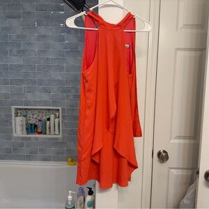 Flowy Tank - Sleeveless Ruffle Dress